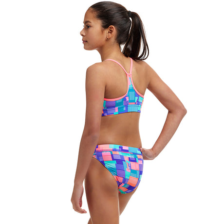 Funkita - Giga Bit - Girls Eco Swim Crop Top