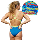 Funkita - Glaciar Glam Ladies Single Strap & No Cheating Swimming Cap