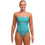Funkita - Go Flamingo! - Ladies Eco Single Strap One Piece