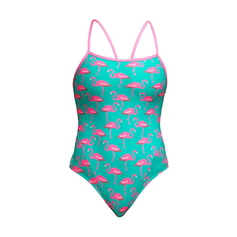Funkita - Go Flamingo! - Ladies Eco Single Strap One Piece