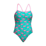 Funkita - Go Flamingo! - Ladies Eco Single Strap One Piece