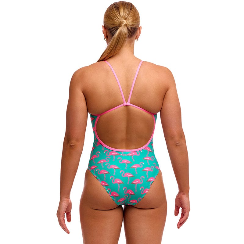 Funkita - Go Flamingo! - Ladies Eco Single Strap One Piece