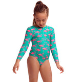 Funkita - Go Flamingo! - Toddler Girls Sun Cover One Piece