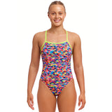Funkita - Go Gammon - Ladies Eco Tie Me Tight One Piece