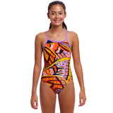 Funkita - Gold Tips - Girls Eco Tie Me Tight One Piece