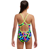 Funkita - Got Worms - Girls Eco Diamond Back One Piece