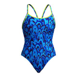 Funkita - Hill Billy Blues - Ladies Eco Diamond Back One Piece