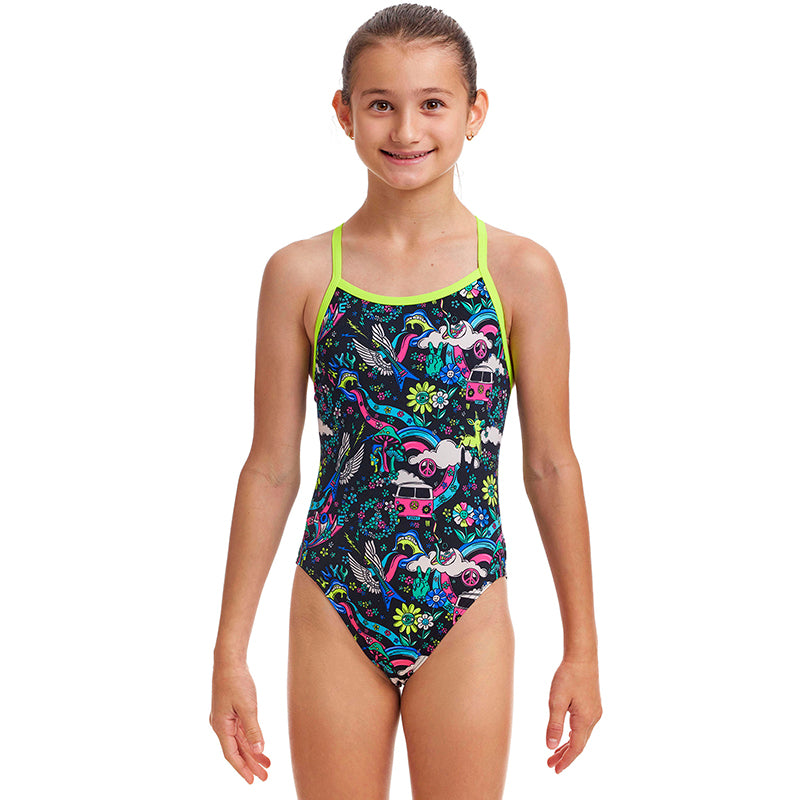 Funkita - Hippy Dippy - Girls Eco Single Strap One Piece