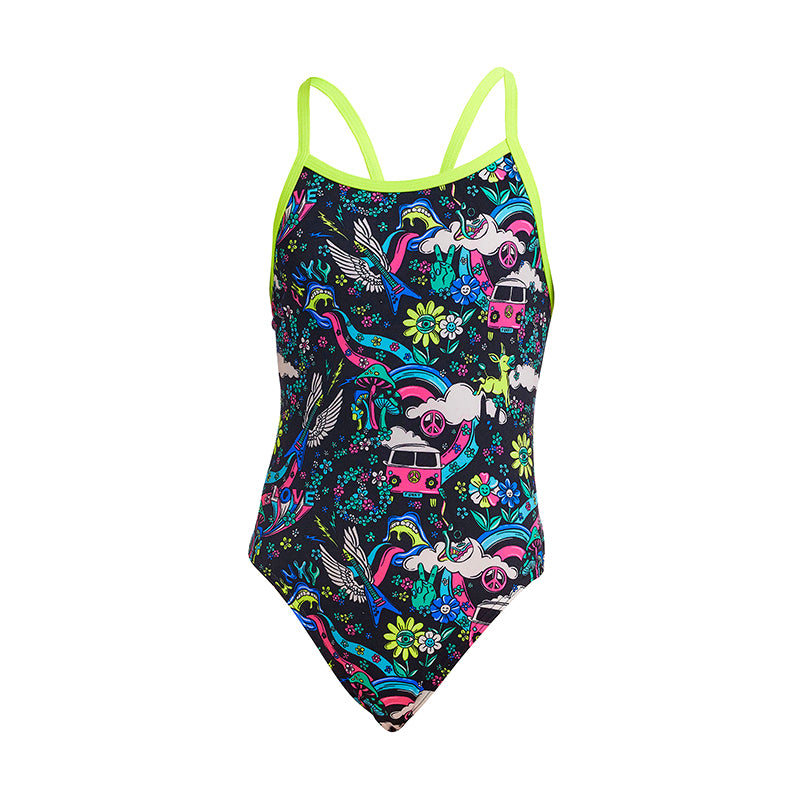 Funkita - Hippy Dippy - Girls Eco Single Strap One Piece