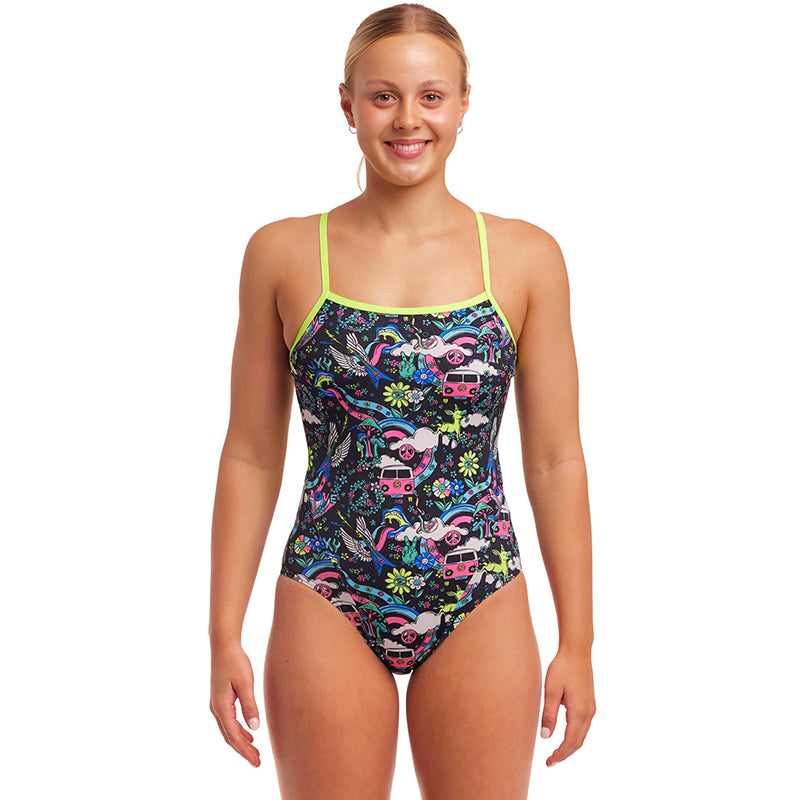 Funkita - Hippy Dippy - Ladies Eco Single Strap One Piece