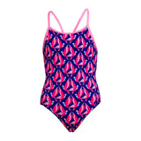 Funkita - Ho Hum - Girls Eco Diamond Back One Piece