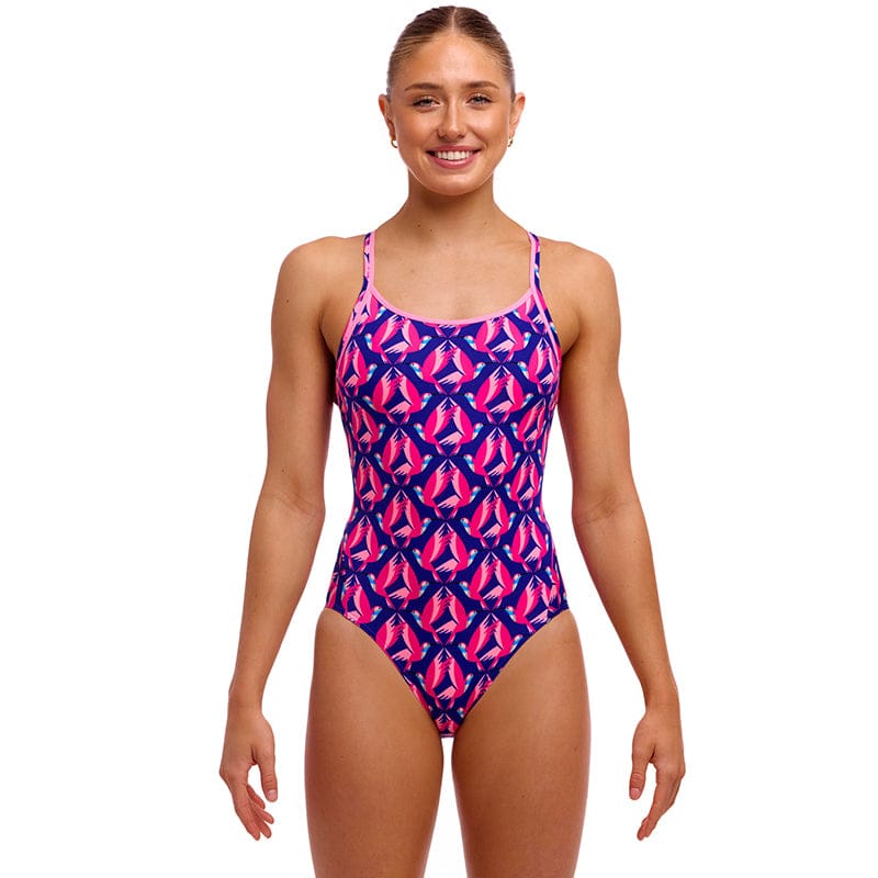 Funkita - Ho Hum - Ladies Eco Diamond Back One Piece