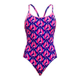 Funkita - Ho Hum - Ladies Eco Diamond Back One Piece