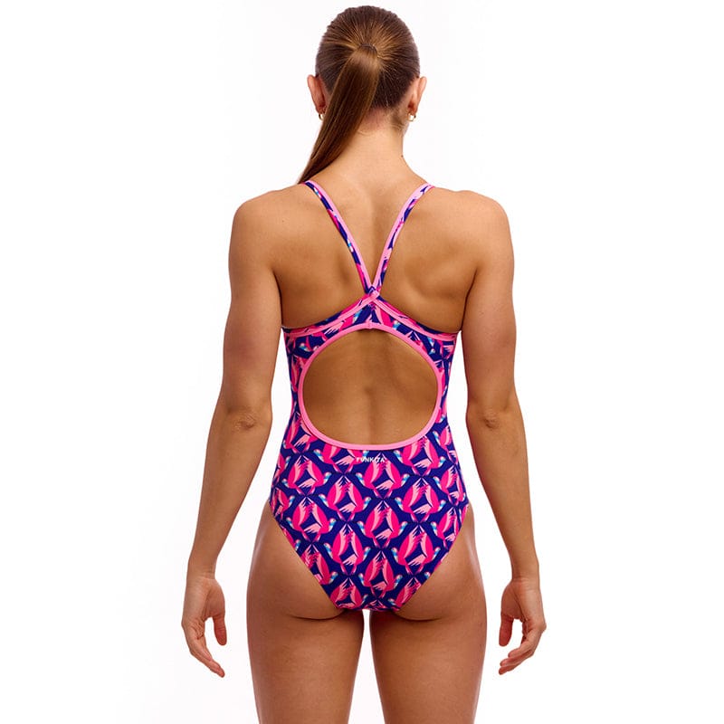 Funkita - Ho Hum - Ladies Eco Diamond Back One Piece