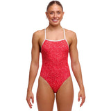 Funkita - Hot Coals - Ladies Eco Tie Me Tight One Piece