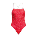 Funkita - Hot Coals - Ladies Eco Tie Me Tight One Piece