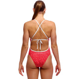 Funkita - Hot Coals - Ladies Eco Tie Me Tight One Piece