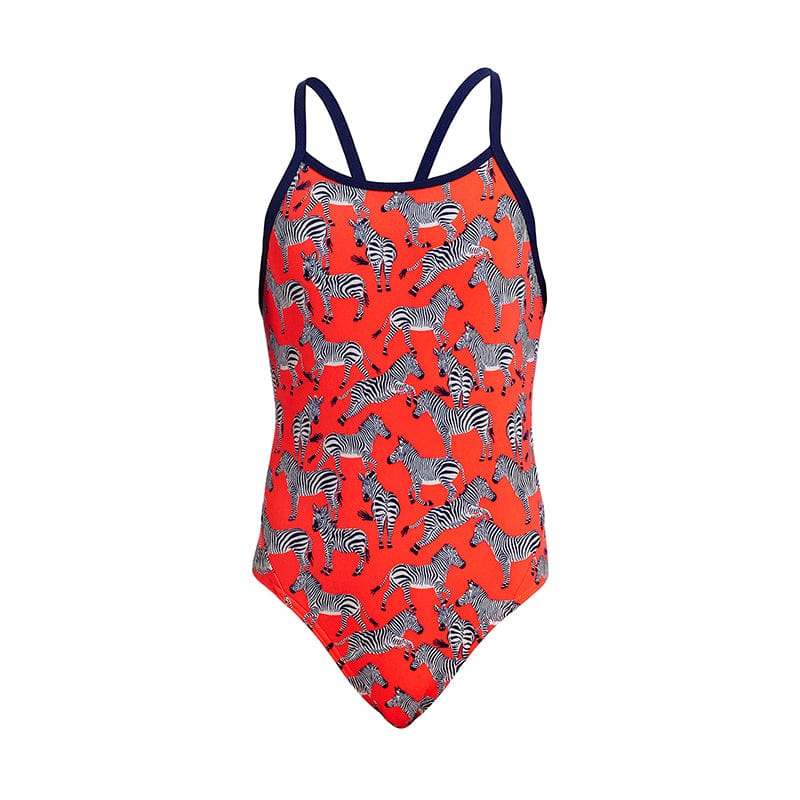 Funkita - Hot To Trot - Girls Eco Diamond Back One Piece