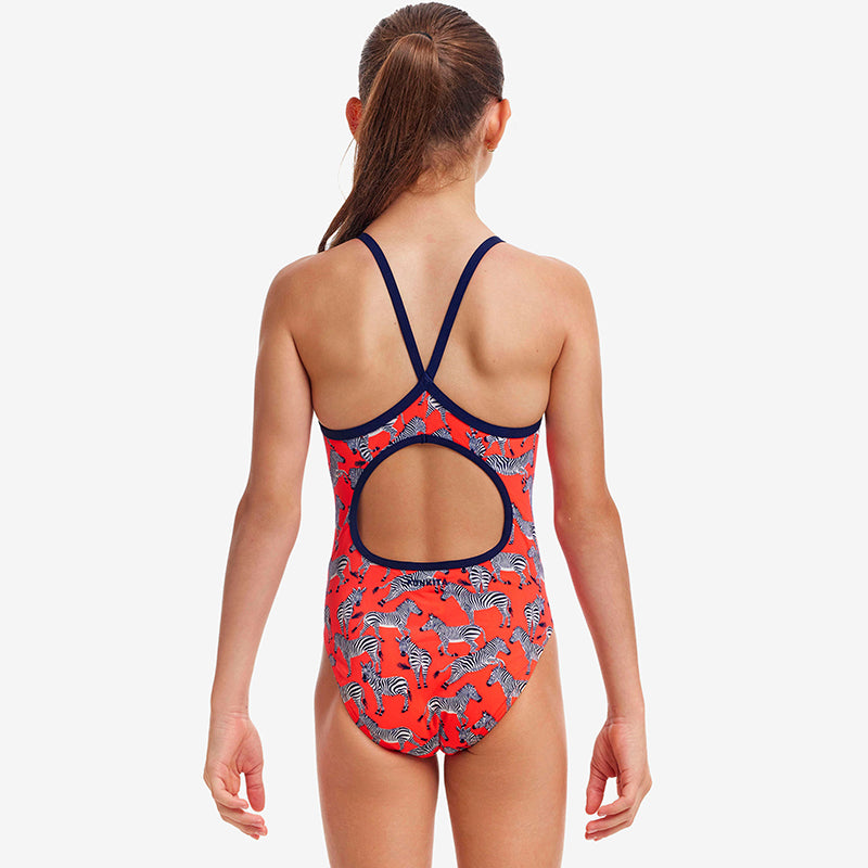 Funkita - Hot To Trot - Girls Eco Diamond Back One Piece