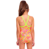 Funkita - Hula Bula - Toddler Girls Eco Printed One Piece