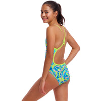 Funkita - Ice Slicer - Girls Eco Single Strap One Piece