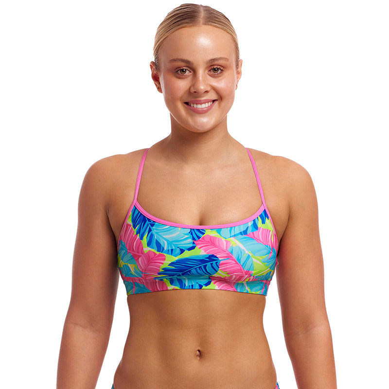 Funkita - I'm Leaving - Ladies Eco Swim Crop Top