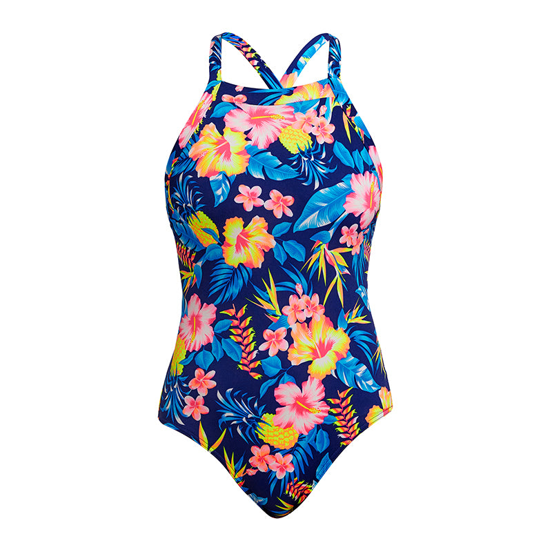 Funkita - In Bloom - Ladies Eco Sky Hi One Piece