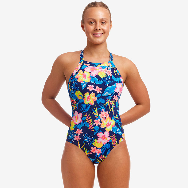 Funkita - In Bloom - Ladies Eco Sky Hi One Piece