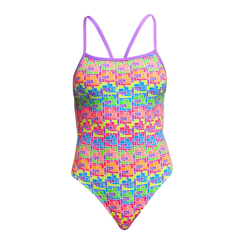 Funkita - Jig Jag - Ladies Eco Single Strength One Piece