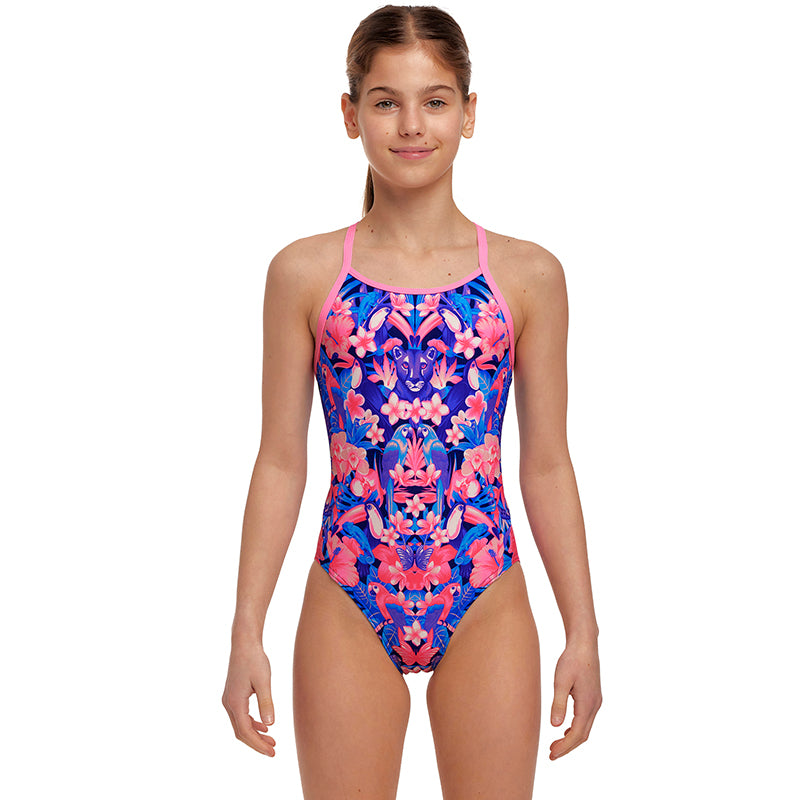 Funkita - Jingle Jungle - Girls Diamond Back One Piece