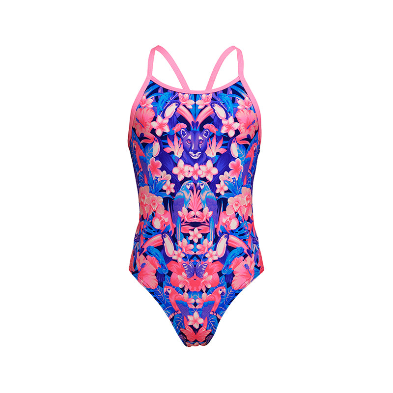 Funkita - Jingle Jungle - Girls Diamond Back One Piece