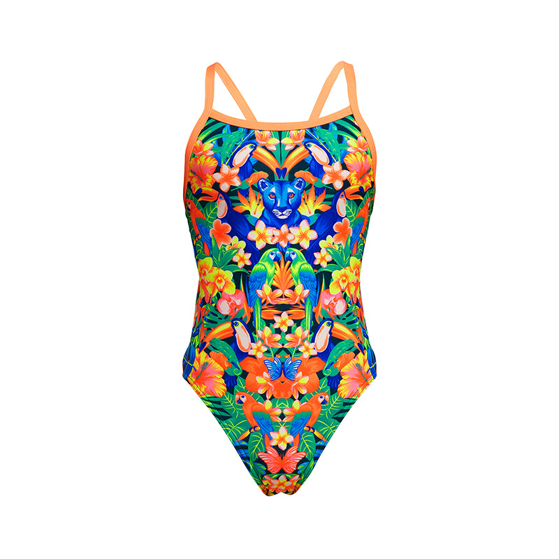 Funkita - Jungle Town - Girls Single Strap One Piece