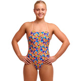 Funkita - Killer Flowers - Ladies Eco Tie Me Tight One Piece