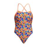 Funkita - Killer Flowers - Ladies Eco Tie Me Tight One Piece