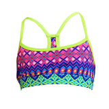 Funkita - Kris Kringle - Girls Swim Crop Top
