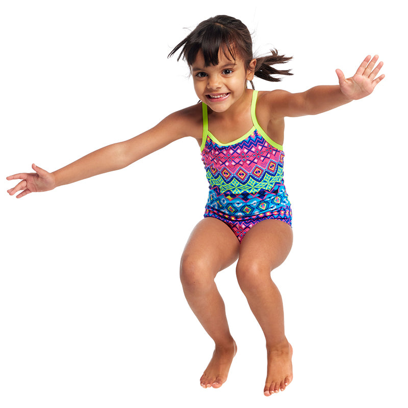 Funkita - Kris Kringle - Toddler Girls Printed One Piece