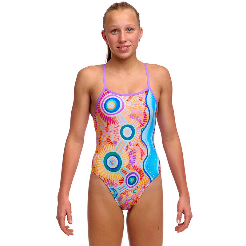 Funkita - Kulin Colour - Girls Eco Single Strap One Piece