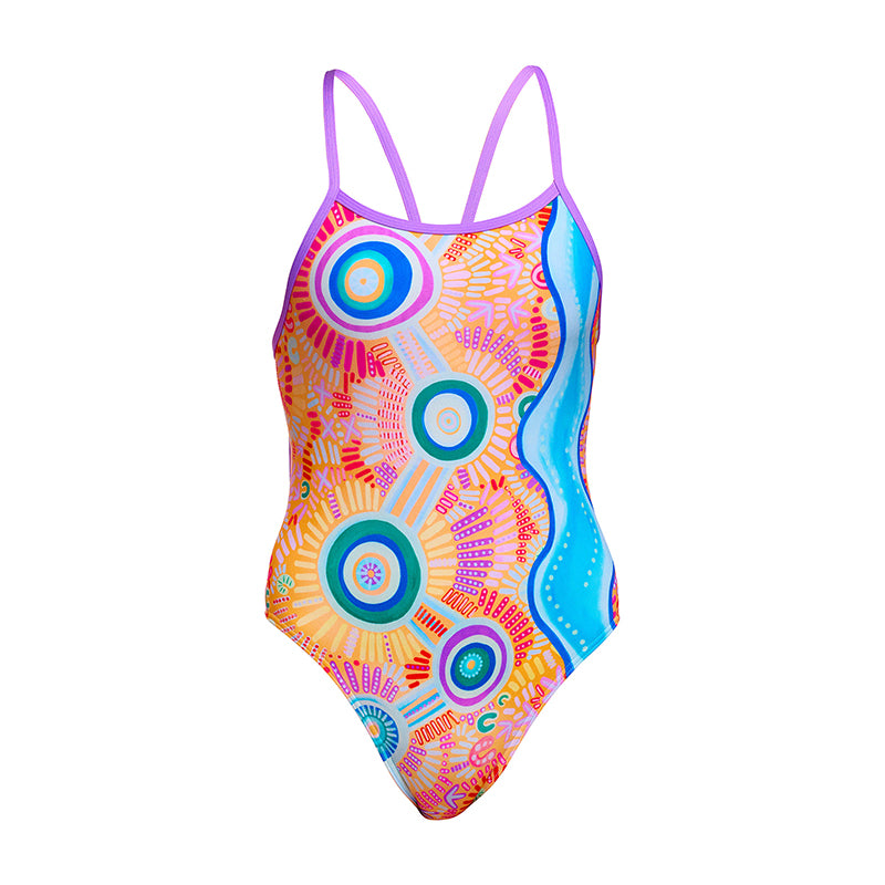 Funkita - Kulin Colour - Girls Eco Single Strap One Piece