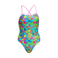 Funkita - Lakes & Saddles - Girls Eco Tie Me Tight One Piece