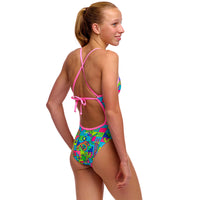 Funkita - Lakes & Saddles - Girls Eco Tie Me Tight One Piece