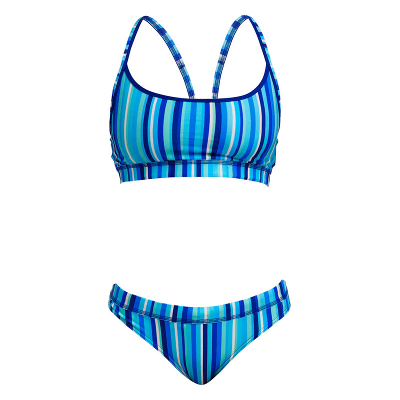 Funkita - Lane Lines - Ladies Eco Bikini Set Two Piece