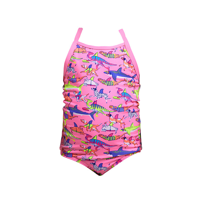 Funkita - Learner Lane - Toddler Girls Eco Printed One Piece