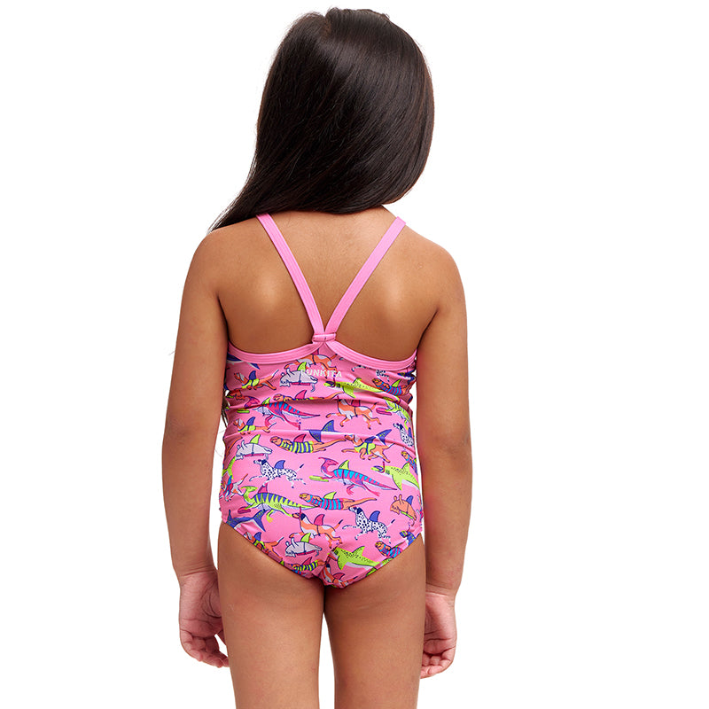 Funkita - Learner Lane - Toddler Girls Eco Printed One Piece