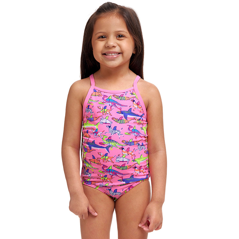 Funkita - Learner Lane - Toddler Girls Eco Printed One Piece