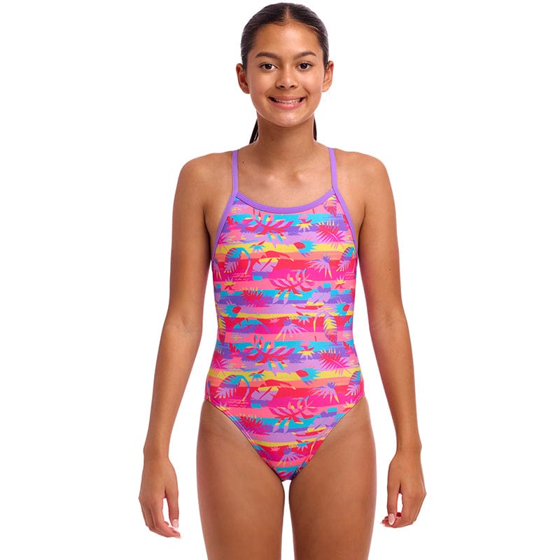 Funkita - Leave In - Girls Eco Single Strap One Piece