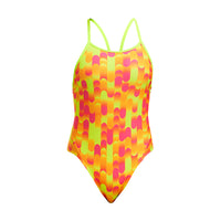 Funkita - Little Dotty - Girls Eco Diamond Back One Piece