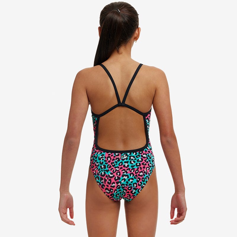 Funkita - Little Wild Things - Girls Eco Single Strap One Piece
