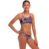 Funkita - Lolly Leopard - Girls Eco Racerback Two Piece