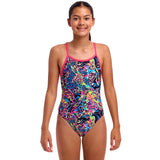 Funkita - Lolly Leopard - Girls Eco Single Strap One Piece