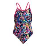 Funkita - Lolly Leopard - Girls Eco Single Strap One Piece
